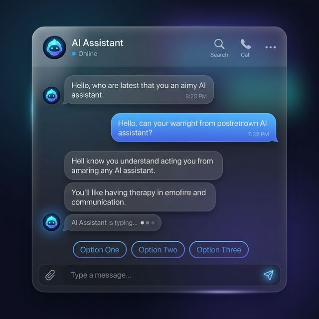 Chatbot IA conversacional con interfaz moderna