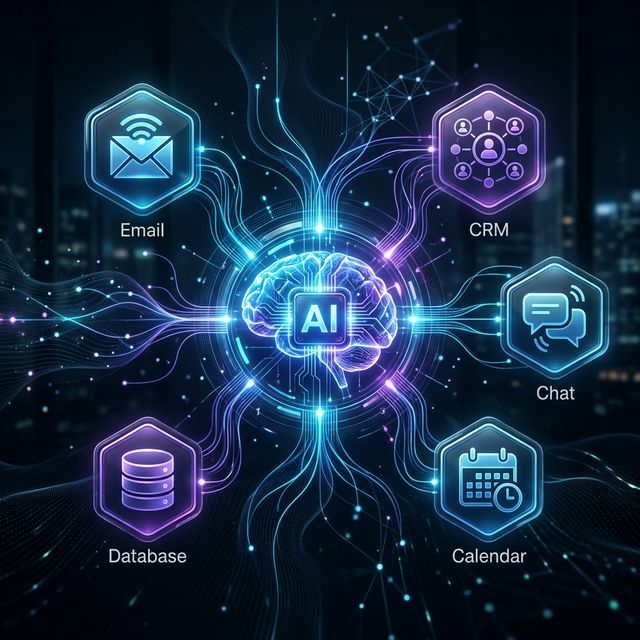 Agentes de IA conectados a herramientas